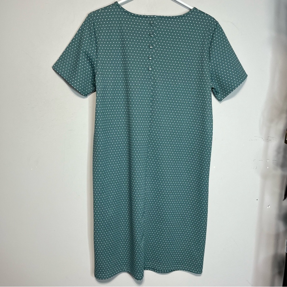 Ichi Kate Spot Polka Dot Short Sleeve Shift Dress, size M - Picture 5 of 11